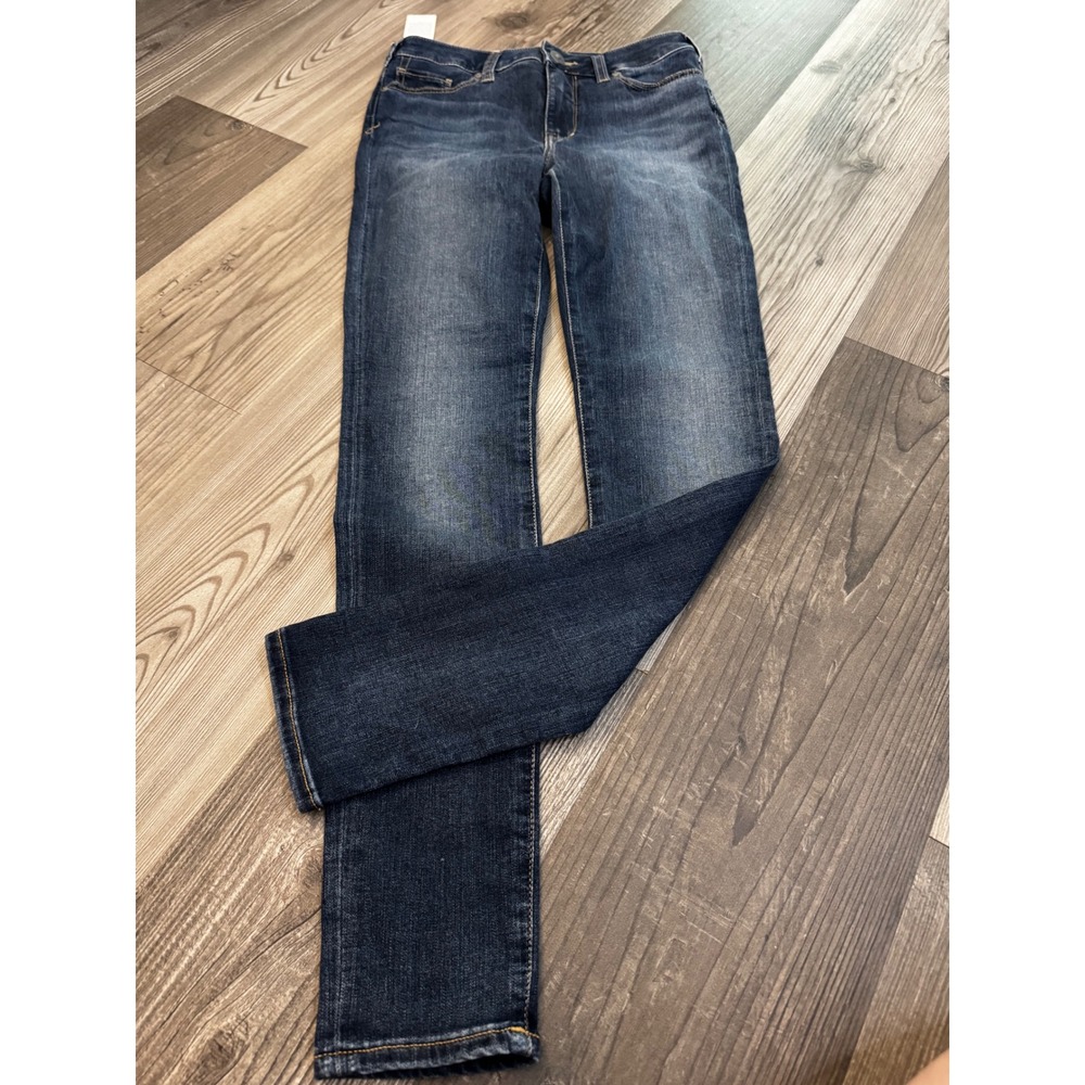 NWT Silver Jeans Co woman's Bleecker Mid Rise Jegging Dark Wash W28 L29